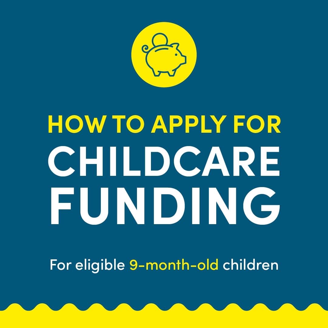 New Childcare Funding From 9 Months Old